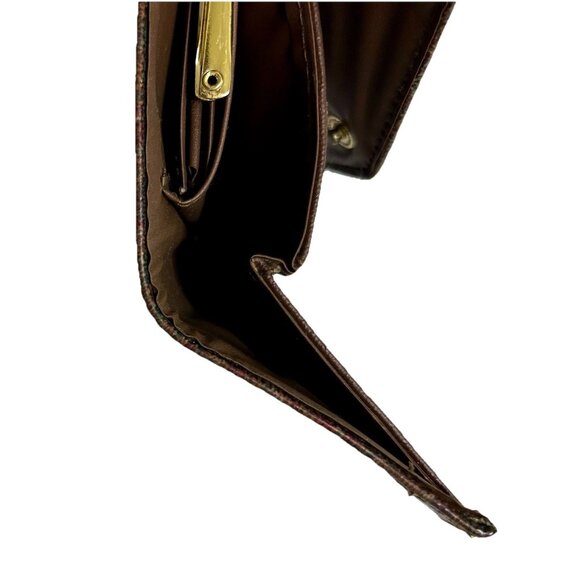 BAG BAZAAR Bi-fold Brown Multi-Color Wallet Coin Purse - Picture 9 of 12